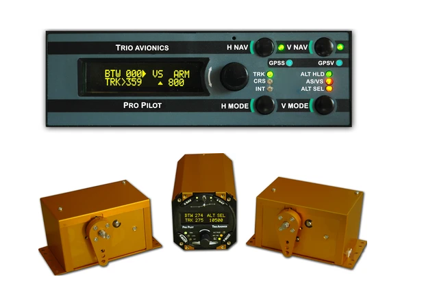 Trio Both head units Trio Autopilots controllers and servos.