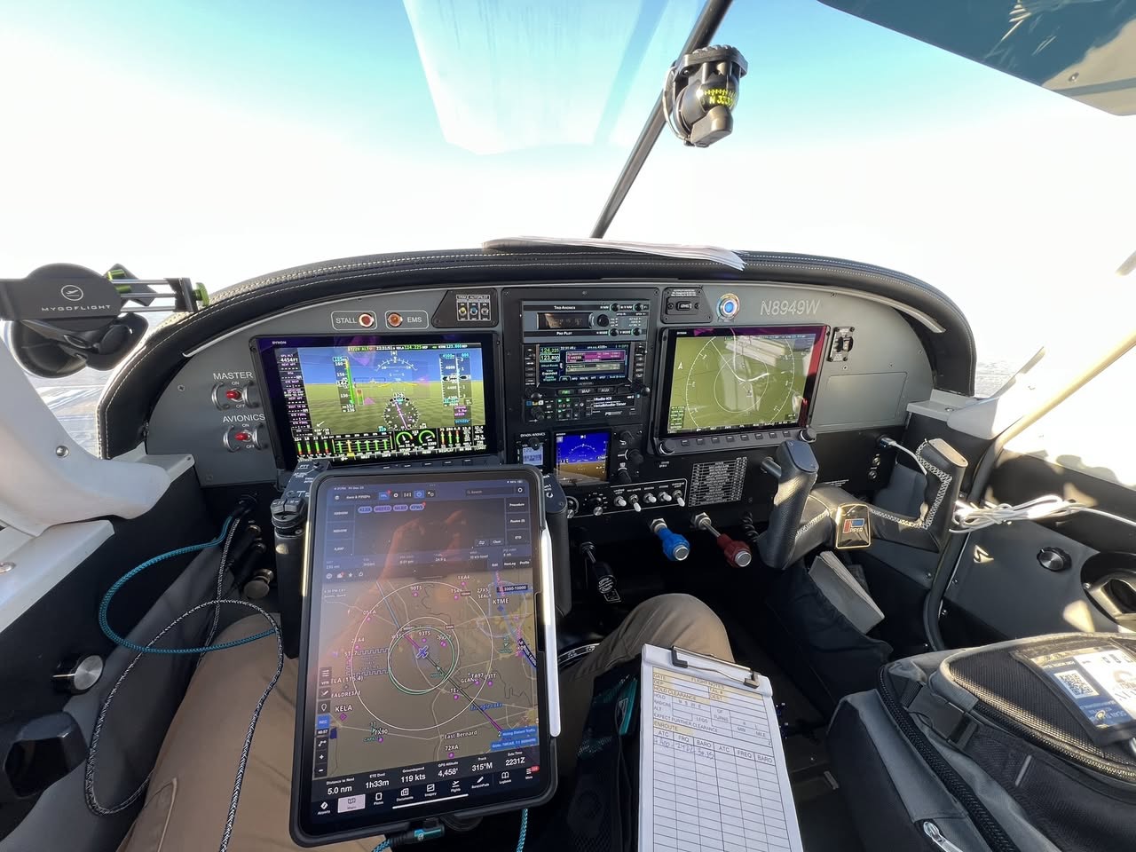 Piper with Trio Certified Autopilot installed